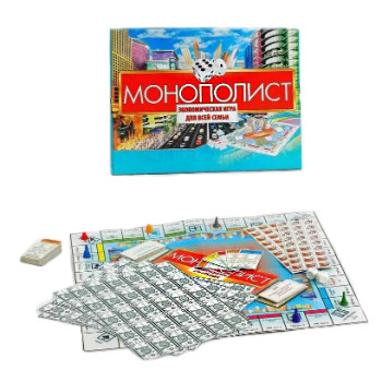 Настольная игра "Монополист", увлекательная настольная игра, экономическая игра, игра для всех возрастов