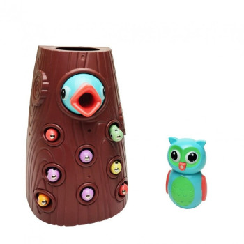 Игра магнитная LimoToy Накорми совеня, 8 червячков, 1 птичка VB0017