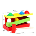 Стучалка Tree Toys деревянная игрушка с шариками и молоточком TN0026