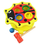 Стукалка Fun Toys Сонечко дерев'яна іграшка з кульками і молоточком S0045