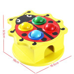 Стукалка Fun Toys Сонечко дерев'яна іграшка з кульками і молоточком S0045