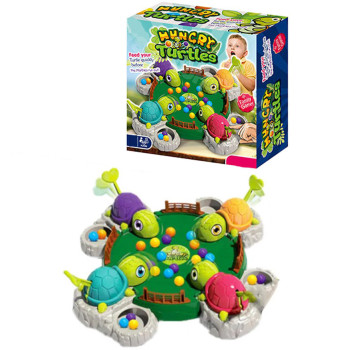 Настольная игра Голодные черепашки, игра для 2-4 игроков, ловим шарики GW007-254