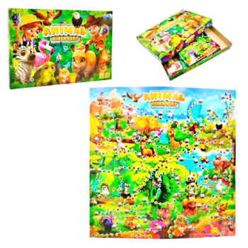 Настольная игра Danko Toys "Animal Discovery", развлекательная игра с карточками, игра для всей семьи (SD01-01)