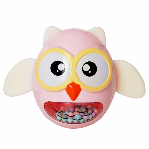 Неваляшка игрушечная Baby Love Сова розовая S027