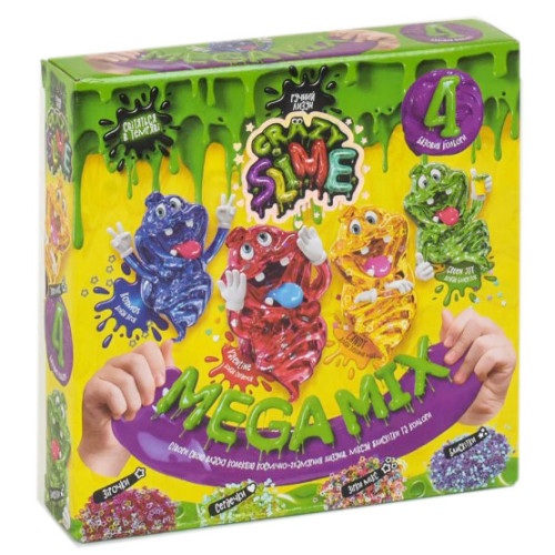 Настольная игра от Danko toys 4в1 Слаймы, детские опыты, развивающая игра, сделай слайм своими руками DR03-01 Настольная игра от Danko toys 4в1 Слаймы, детские опыты, развивающая игра, сделай слайм своими руками DR03-01