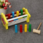 Стучалка Limo Toy Зайчик деревянная развивающая игра с молоточком MD0326 