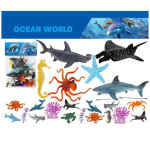 Игровой набор Морских животных Океан, 18 фигурок, кораллы, водоросли NG0412-63