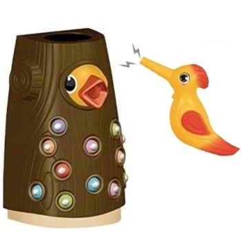 Игра магнитная Накорми птичку, 12 червячков, 1 птичка DW049