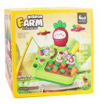 Логическая игра стучалка с весами, функциональная игрушка 4в1, рыбалка, сортер с морковками CM049В