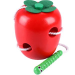 Шнурівка Star Toys Яблуко дерев'яна гра MD0494
