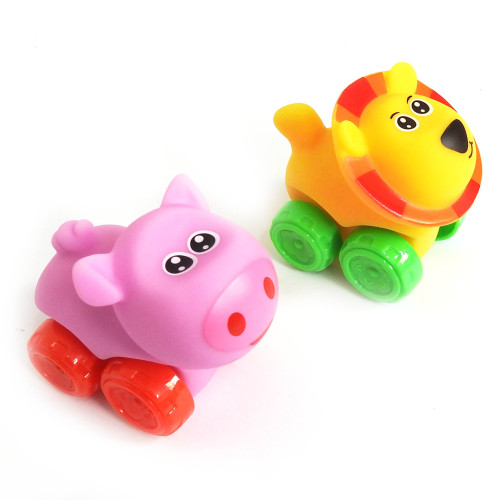 Набор машинок VinylToys Хрюша и Лев 057