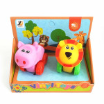 Набор машинок VinylToys Хрюша и Лев 057