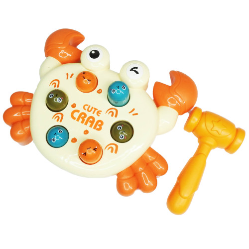 Стукалка Wen qun toys Краб, розвиваюча іграшка з молоточком LF059