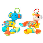 Подвеска на коляску и на кроватку Limo Toy Лисичка с погремушкой, растяжкой, грызунком FS08000