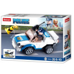 Конструктор Sluban Полицейская погоня, джип, 1 фигурка 90 деталей QM38-0824