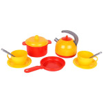 Игрушечная Кухня Technok Toys, кухня с аксессуарами, игровая кухня для детей, детская кухня, 11 предметов (WM0847) Игрушечная Кухня Technok Toys, кухня с аксессуарами, игровая кухня для детей, детская кухня, 11 предметов (WM0847)