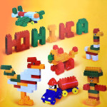 Конструктор UNICA-1 0880 (87 крупных деталей) 