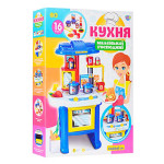 Кухня детская Limo Toy синий цвет, звук, свет DS08912
