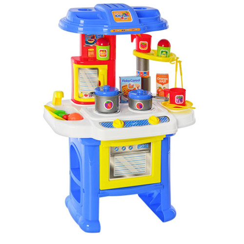 Кухня детская Limo Toy синий цвет, звук, свет DS08912