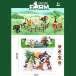 Набор домашних животных Ферма, 6 фигурок животных, декорации TN094-2