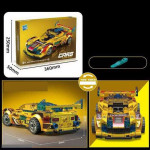 Конструктор "Cars Building Blocks" Гоночный автомобиль, 316 деталей, наклейки NJ096G