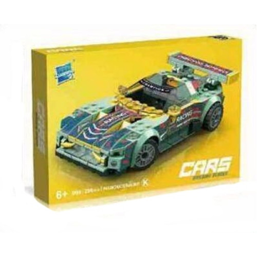 Конструктор "Cars Building Blocks" Гоночный автомобиль, 298 деталей, наклейки MW096K