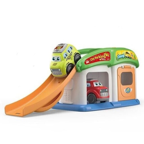 Парковка "Автомойка", трек и 1 машинка, игровой набор, игрушка автотрек RT099-4 C
