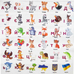 Магнитный конструктор Limo Toy Magnistar Азбука, 58 деталей, 36 картинок, укр. FD102