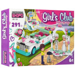 Конструктор Limo Toy, Свадьба, лимузин с аркой и фигурками, 291 мелкие детали LT103