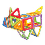 Магнитный конструктор Limo Toy Magnistar Животный мир на 88 деталей FD105
