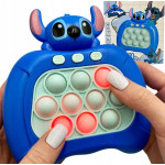 Pop it силиконовый электронный Стич, Мини-игровая консоль,Стич, игрушка поп ит, антистресс игра, MK10В1