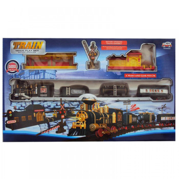 Іграшкова залізниця Train Play Set, світло, звук, дим MR11389