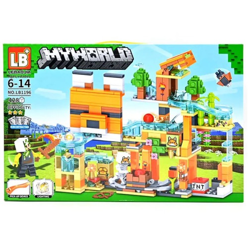 Конструктор My World Майнкрафт, конструктор на 428 деталей, конструктор для дітей BT1196
