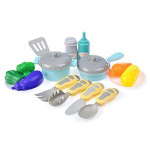 Игровая кухня Автобус-чемодан, с продуктами и посудкой, 11к05