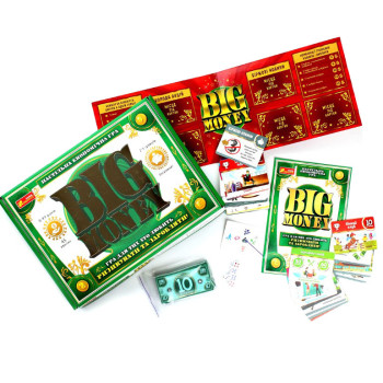 Настольная игра "Big Money", увлекательная настольная игра, экономическая игра, игра для всех возрастов (UH12120143)