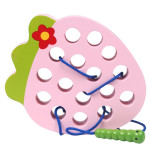 Шнурівка Tree Toys Полуничка дерев'яна гра MD1228