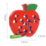 Шнурівка Tree Toys Яблочко дерев'яна гра MD1228