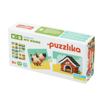 Пазли Puzzlika "Мій Дім", 20 елементів, дитячі пазли, розвиваюча іграшка, пазли для дітей (TX13074)