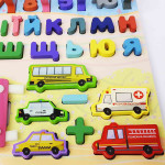 Навчальна дощечка Tree Toys, Геометричний сортер із цифрами, магнітною рибалкою та літерами українського алфавіту GN1695 Навчальна дощечка Tree Toys, Геометричний сортер із цифрами, магнітною рибалкою та літерами українського алфавіту GN1695