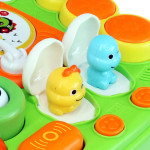 Интерактивный столик "Игрозаврик", "WToys", украинский язык, подсветка, 10 скороговорок, 10 сказок, 10 песен, барабаны, пианино, подвижные элементы, пискавка, ноты, звуки, игры, GT17464 Интерактивный столик "Игрозаврик", "WToys", украинский язык, подсветка, 10 скороговорок, 10 сказок, 10 песен, барабаны, пианино, подвижные элементы, пискавка, ноты, звуки, игры, GT17464