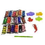 Тісто для ліплення Danko toys 18 кольорів, 5 формочок, 1 стек, флуоресцентний YR18-01