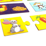 Развивающая игра Vladi Toys Кто что ест? Пазлы, рус 1804-03