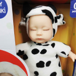 Пупс Baby Sunki Коровка мягкотелый спящий, звук ER1824 Пупс Baby Sunki Коровка мягкотелый спящий, звук ER1824