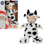 Пупс Baby Sunki Коровка мягкотелый спящий, звук ER1824 Пупс Baby Sunki Коровка мягкотелый спящий, звук ER1824
