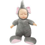 Пупс Baby Sunki Слоник мягкотелый спящий, звук ER1824 Пупс Baby Sunki Слоник мягкотелый спящий, звук ER1824