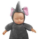 Пупс Baby Sunki Слоник мягкотелый спящий, звук ER1824 Пупс Baby Sunki Слоник мягкотелый спящий, звук ER1824