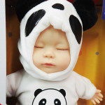 Пупс-сплюшка Baby Sunki Панда, мягкотелый, звук DS1845