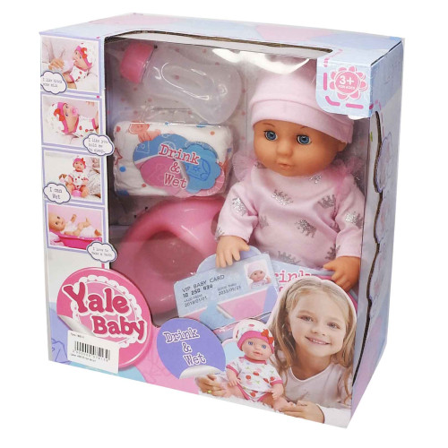 Пупс функциональный Yale Baby с аксессуарами FD1860 K