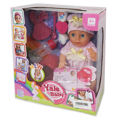 Пупс многофункциональный Yale Baby 30см FD1935 I Пупс многофункциональный Yale Baby 30см FD1935 I