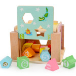 Деревянный развивающий куб с сортером ViVI WooD toy 16,4 x 16,4 x 6,6 см L198
